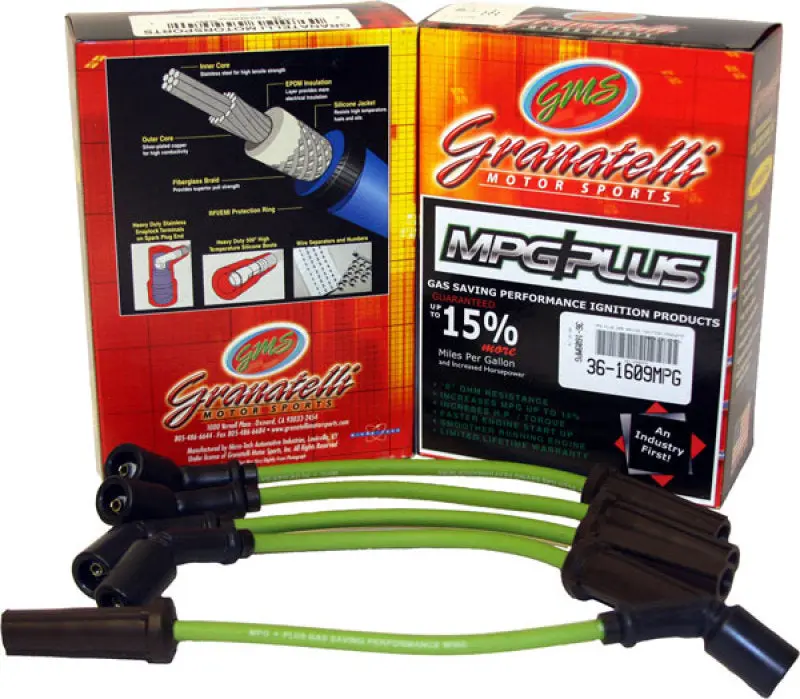 Granatelli Mpg Plus Ignition Wire Set – 1980–1986 Chevrolet Full-Size Pickup/Suburban (6.6L V8) 1