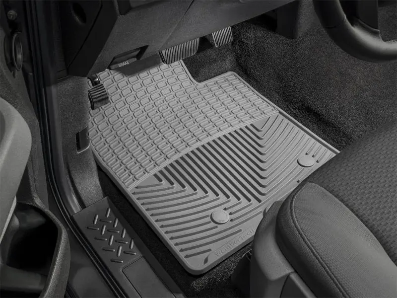 Weathertech Front Rubber Floor Mats For 1998–2004 Mercedes-Benz Slk230 – Grey 1