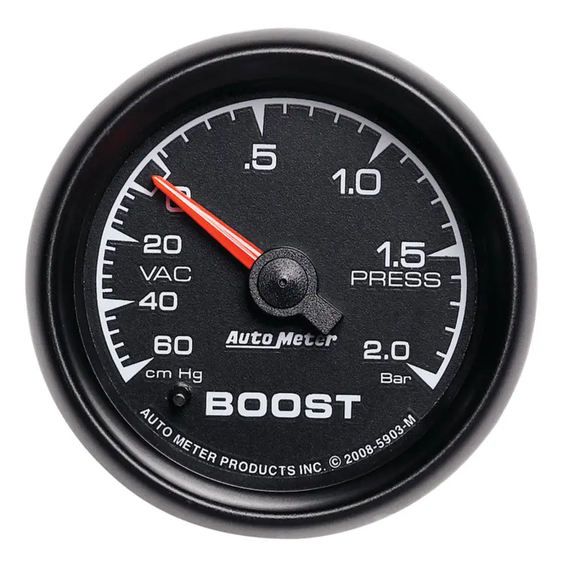 Autometer Es Series 52Mm Mechanical Boost And Vacuum Gauge (0–60 Psi / 0–2.0 Bar) 1