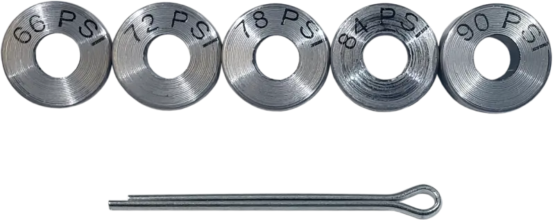 Boundary Valve Shim Kit For 1989–2005 Ford/Mazda Bp-Series I4 Engines – Adjustable (7/14/21/28/35 Psi) With Retaining Pin 1