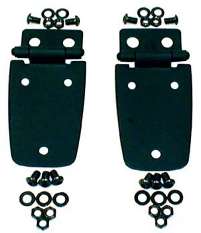 Rugged Ridge Black Hood Hinge Set For 1997–2006 Jeep Wrangler Tj 1