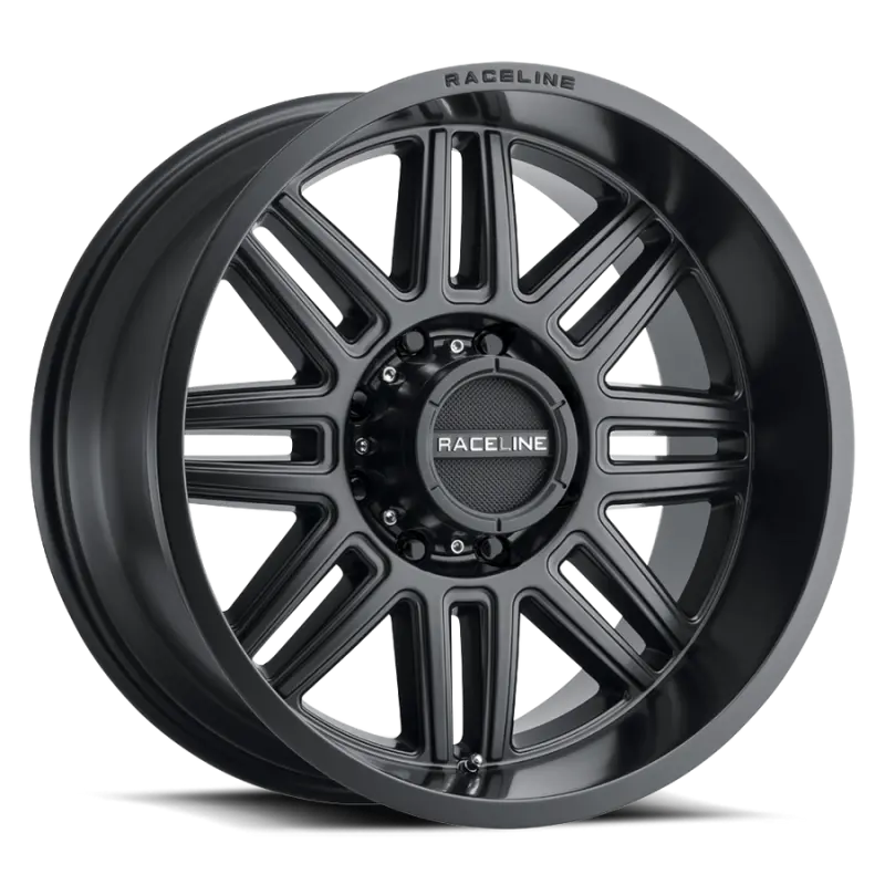Raceline 948B Split 17X9In / 6X139.7 Bp / -12Mm Offset / 106.1Mm Bore - Satin Black Wheel 1