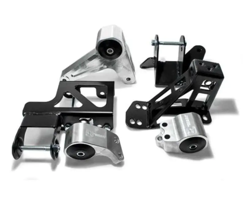 Innovative Black Aluminum K-Series Engine Mounts For 1992–1995 Honda Civic (95A Bushings, Excludes K24 Transmissions) 1