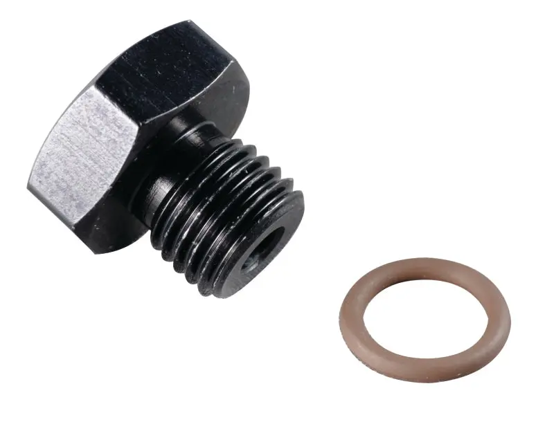 Fragola -10An Black Port Plug With 7/8-14 Thread Size 1