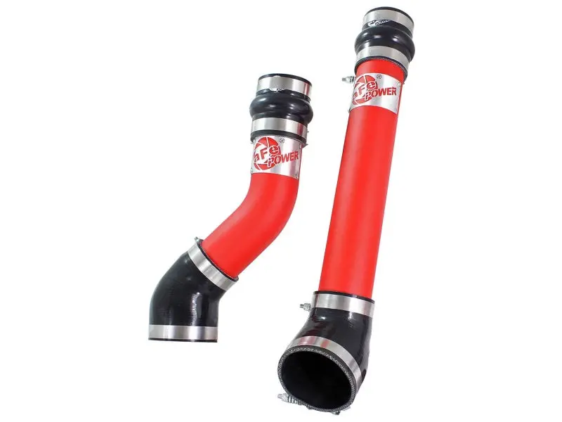 Afe Bladerunner 3.5-Inch Intercooler Tube Kit – Hot & Cold Side, Red, For 1994–2002 Dodge 5.9L Diesel Trucks (L6-Td) 1