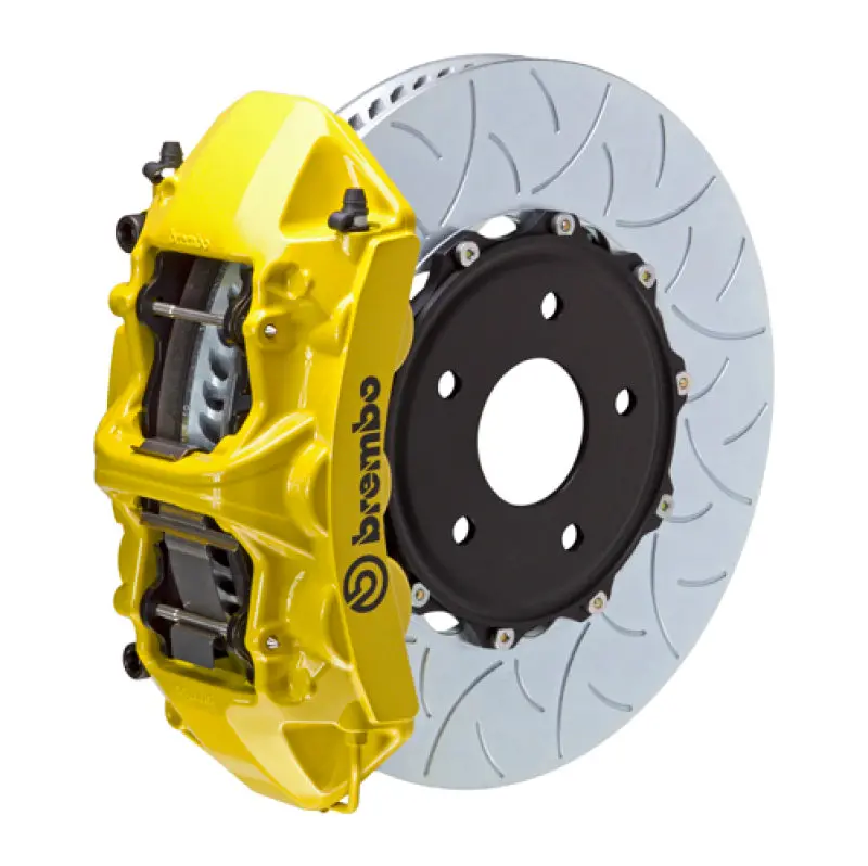 Brembo Gt Big Brake Kit For 2015–2019 Corvette Z06 – 6-Piston Front Calipers, 380X34Mm Two-Piece Slotted Rotors 1