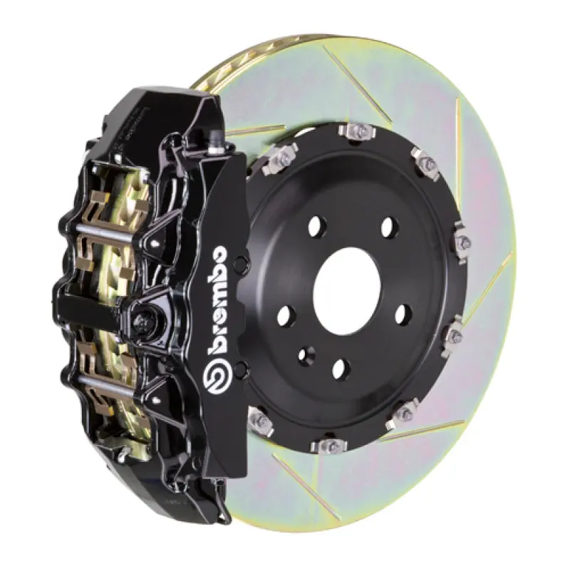 Brembo Gt Big Brake Kit – Front, 6-Piston Calipers & Slotted 380X34Mm 2-Piece Rotors, Black Finish (2019+ Bmw 330I) 1