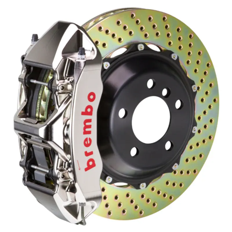 Brembo Gtr Big Brake Kit – Front, 6-Piston Billet Calipers, 380X32Mm Drilled Two-Piece Rotors For 2005–2011 Porsche 997 Carrera S/4S & Gts 1