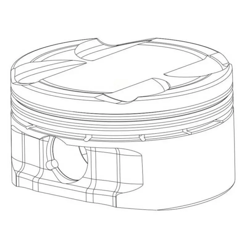 Cp Pistons & Rings – Forged Single-Piece Set For Acura B18C1, 81.5Mm Bore, +0.5Mm Oversize, 12.5:1 Cr 1