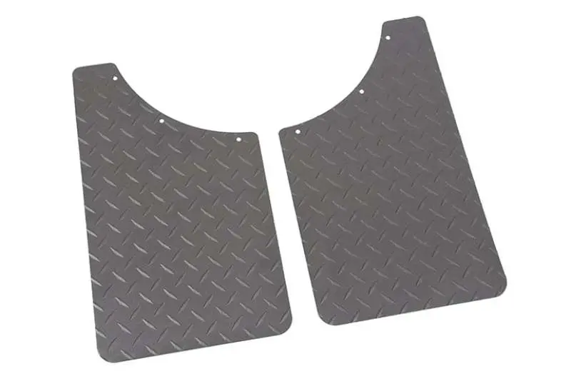 Deezee Brite-Tread Universal Truck Bed Flap – 11X19 Inch, Notched Design, Textured Black 1